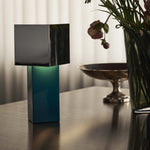 Cubic Accent Portable Table Lamp – Modern Minimalist Rechargeable LED Light