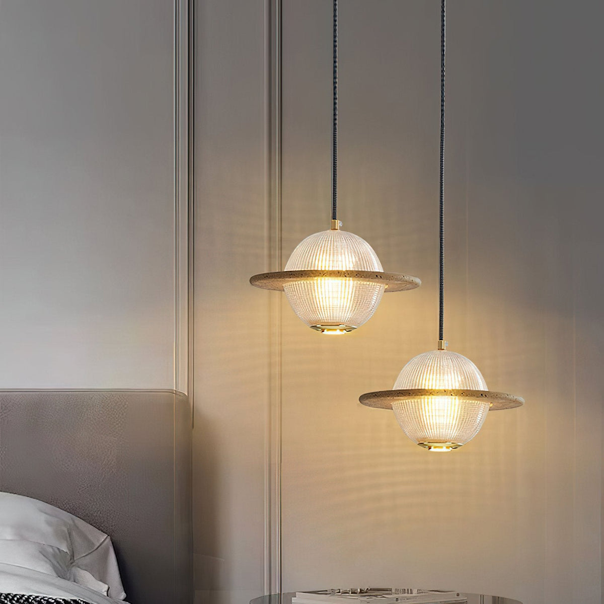 Planet Glass Pendant Light