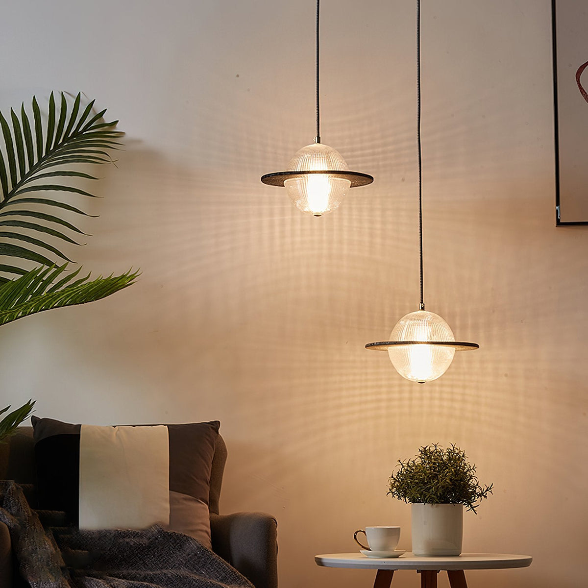 Planet Glass Pendant Light