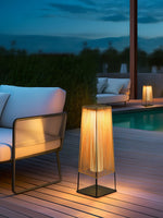 Plastic Rattaplastic Rattan Outdoor Post Light With Solar Panel