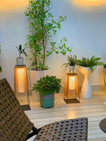 Plastic Rattaplastic Rattan Outdoor Post Light With Solar Panel