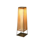 Plastic Rattaplastic Rattan Outdoor Post Light With Solar Panel