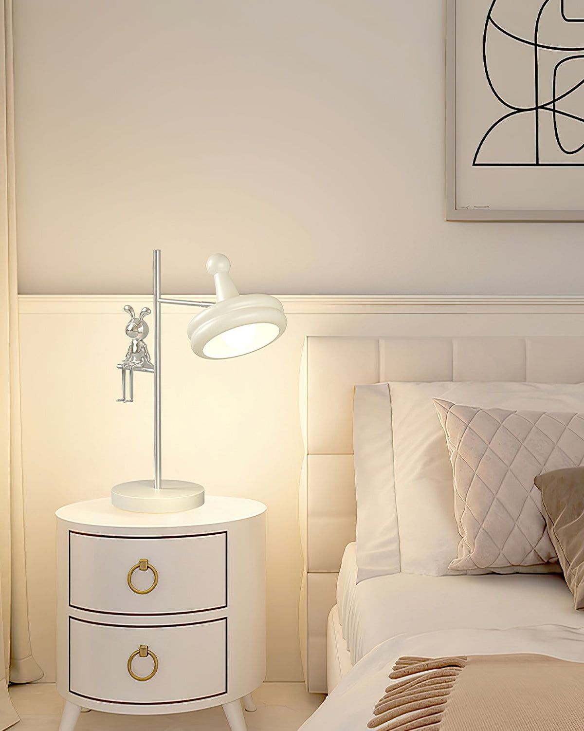Playful Rabbit Table Lamp