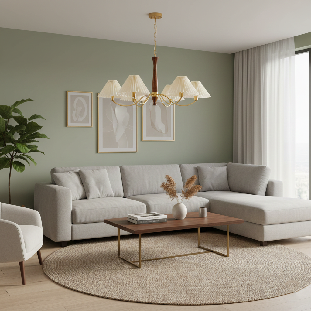 pleated-chandelier