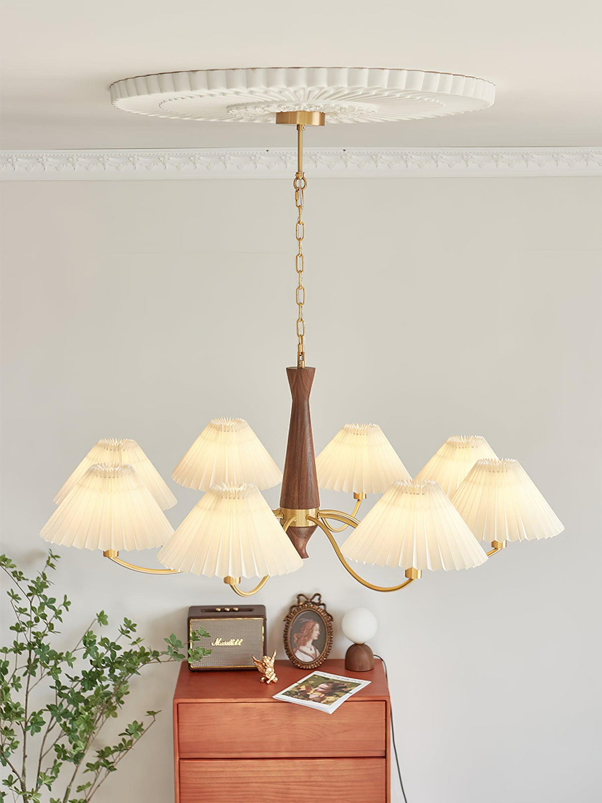 pleated-chandelier