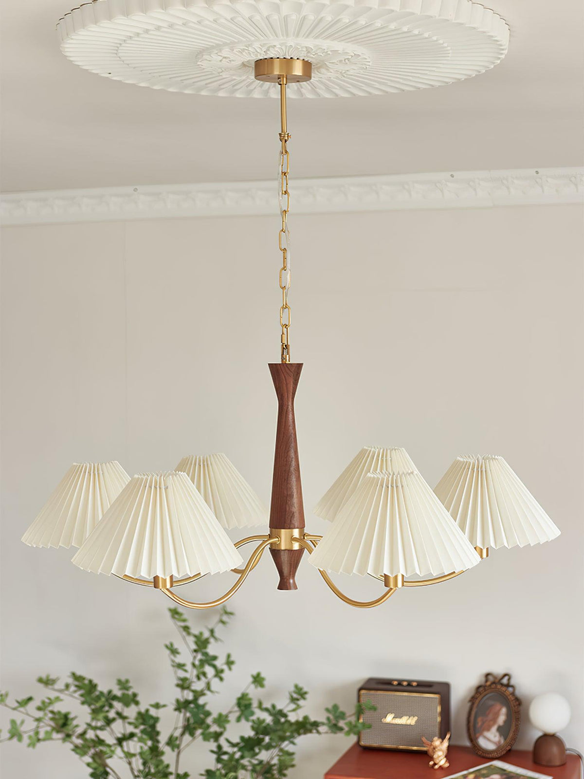 pleated-chandelier