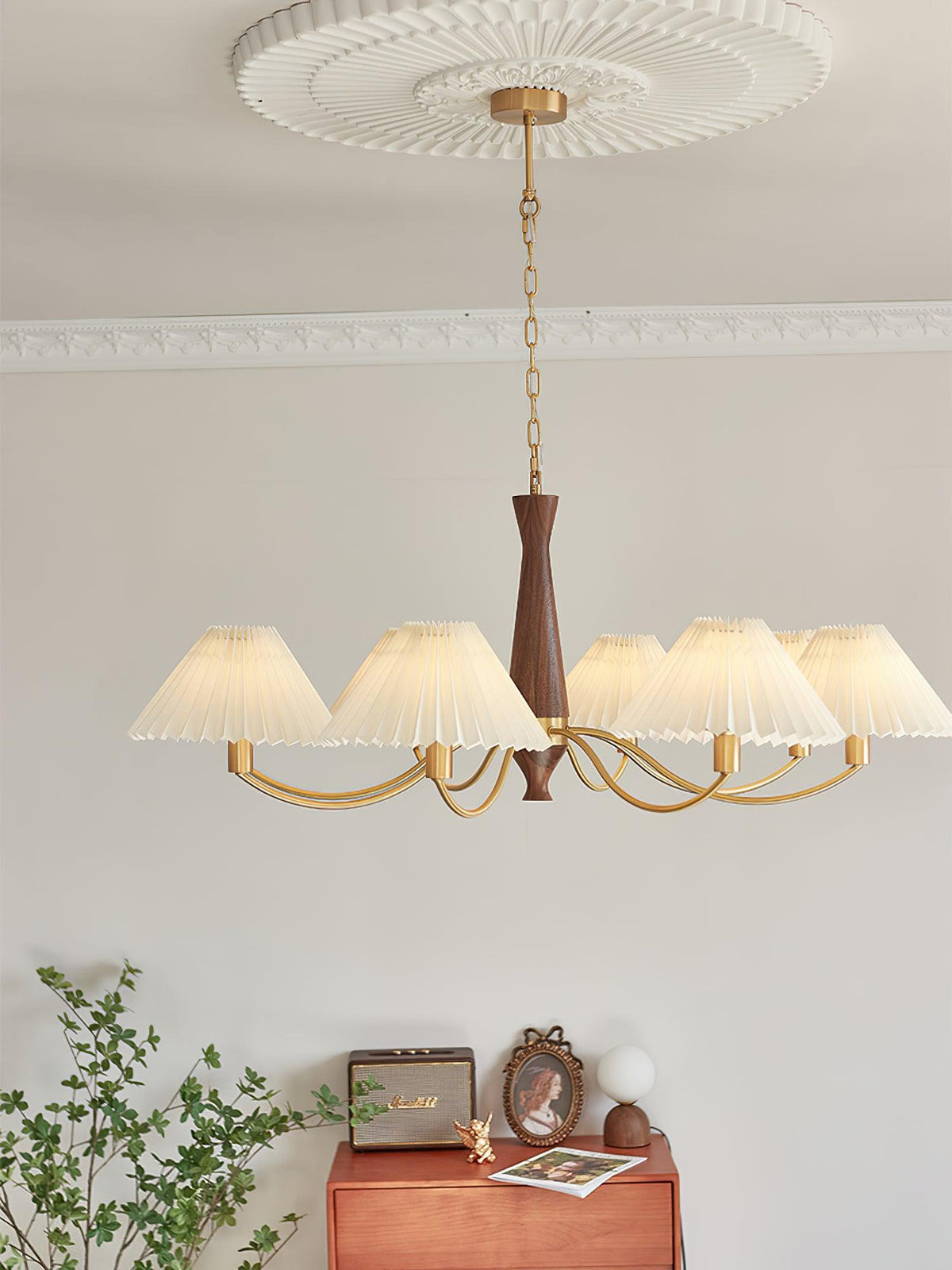 pleated-chandelier