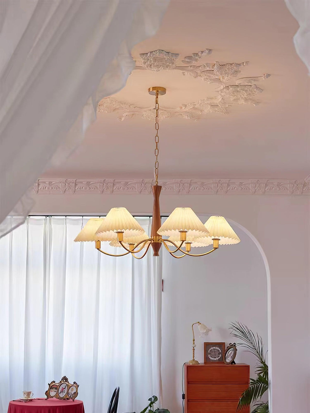 pleated-chandelier