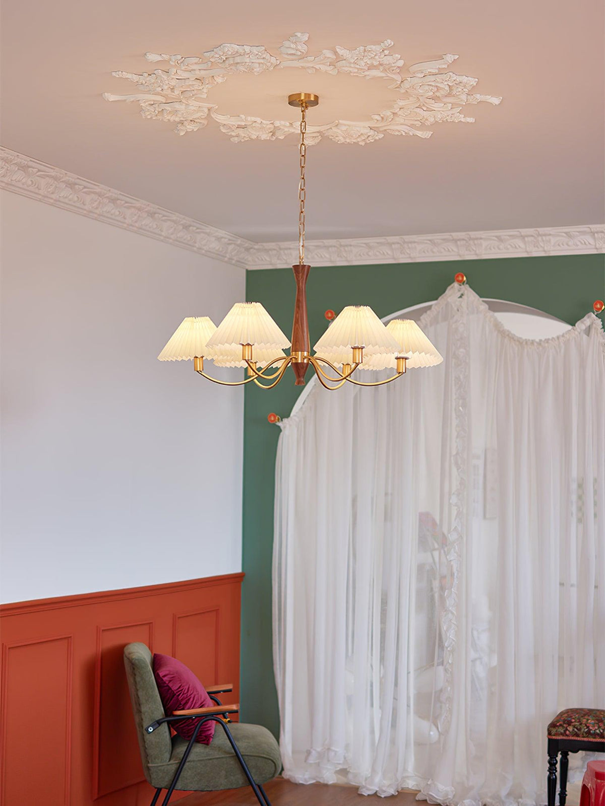 pleated-chandelier