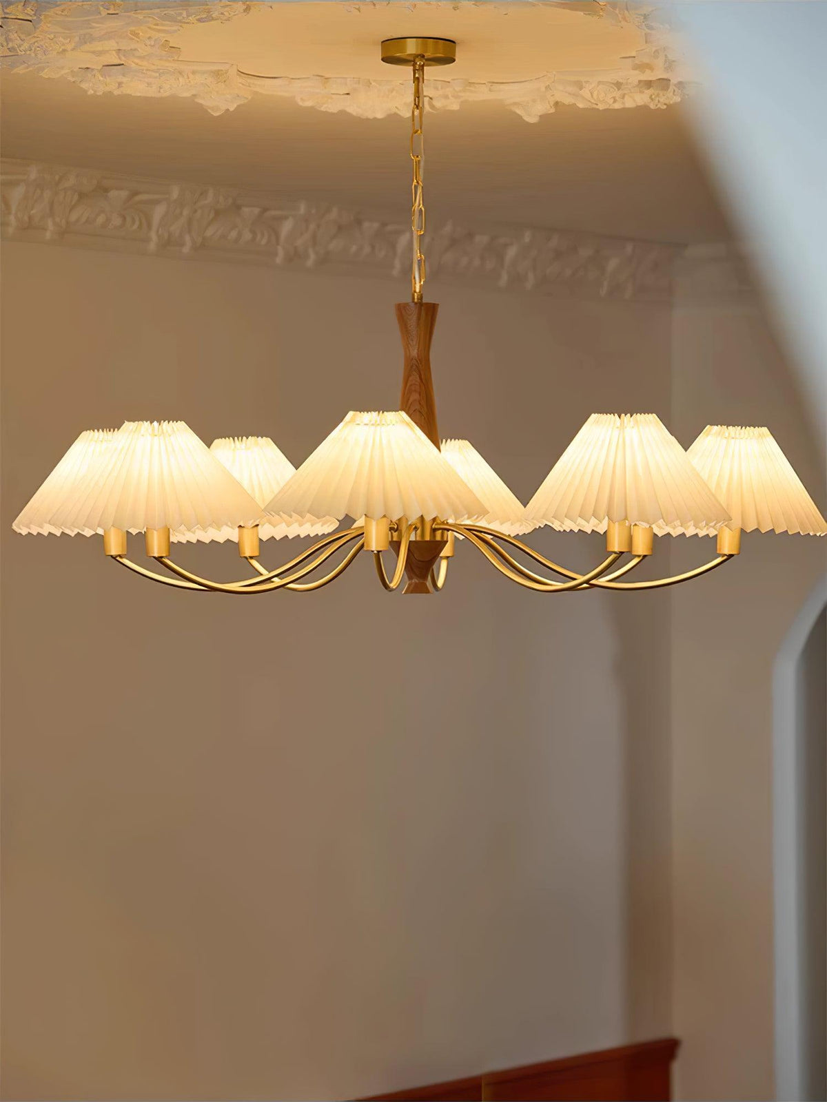 pleated-chandelier