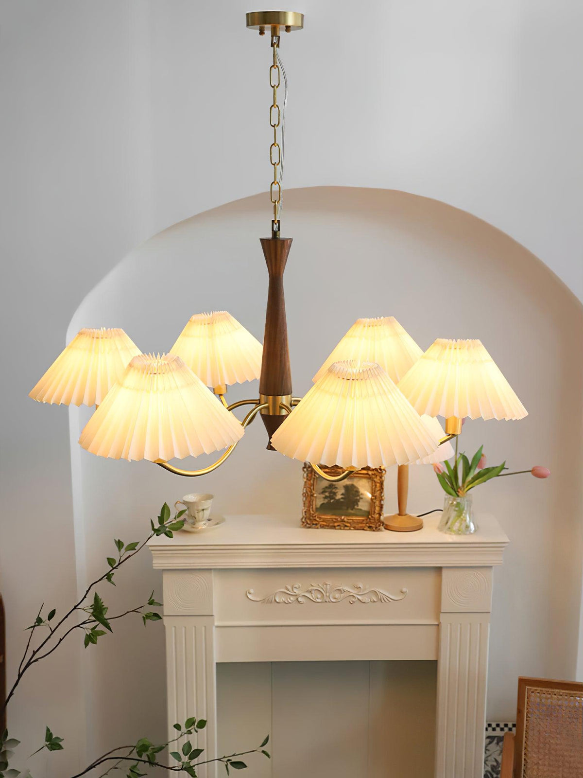 pleated-chandelier