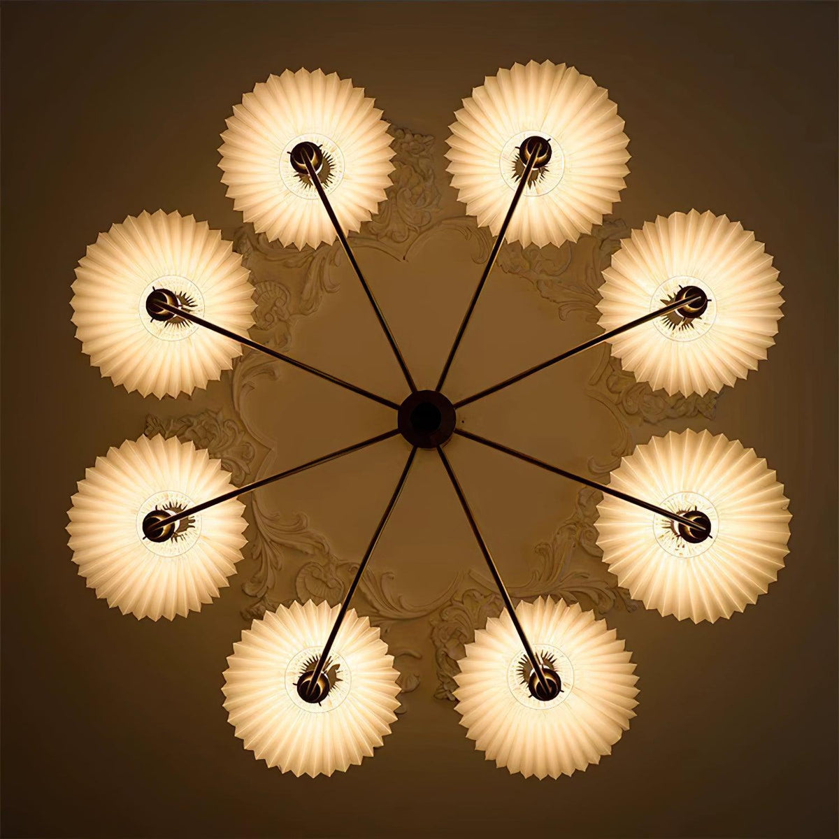 pleated-chandelier