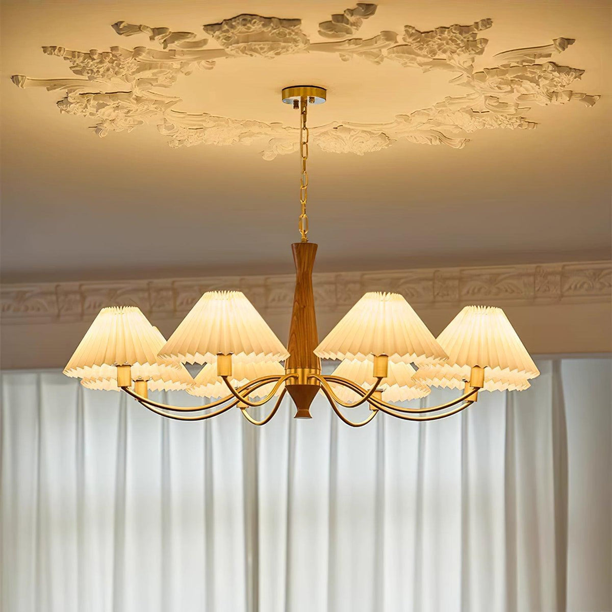 pleated-chandelier