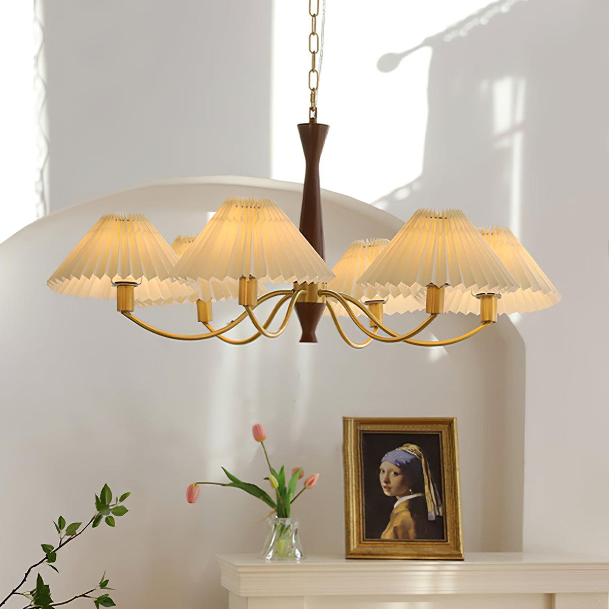 pleated-chandelier