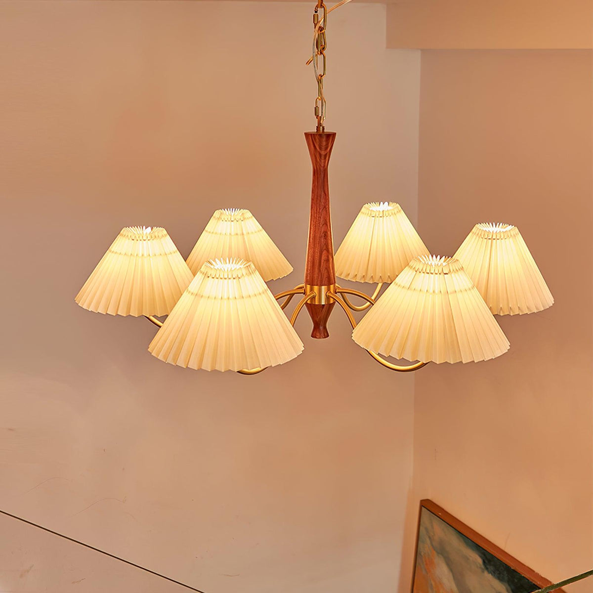 pleated-chandelier