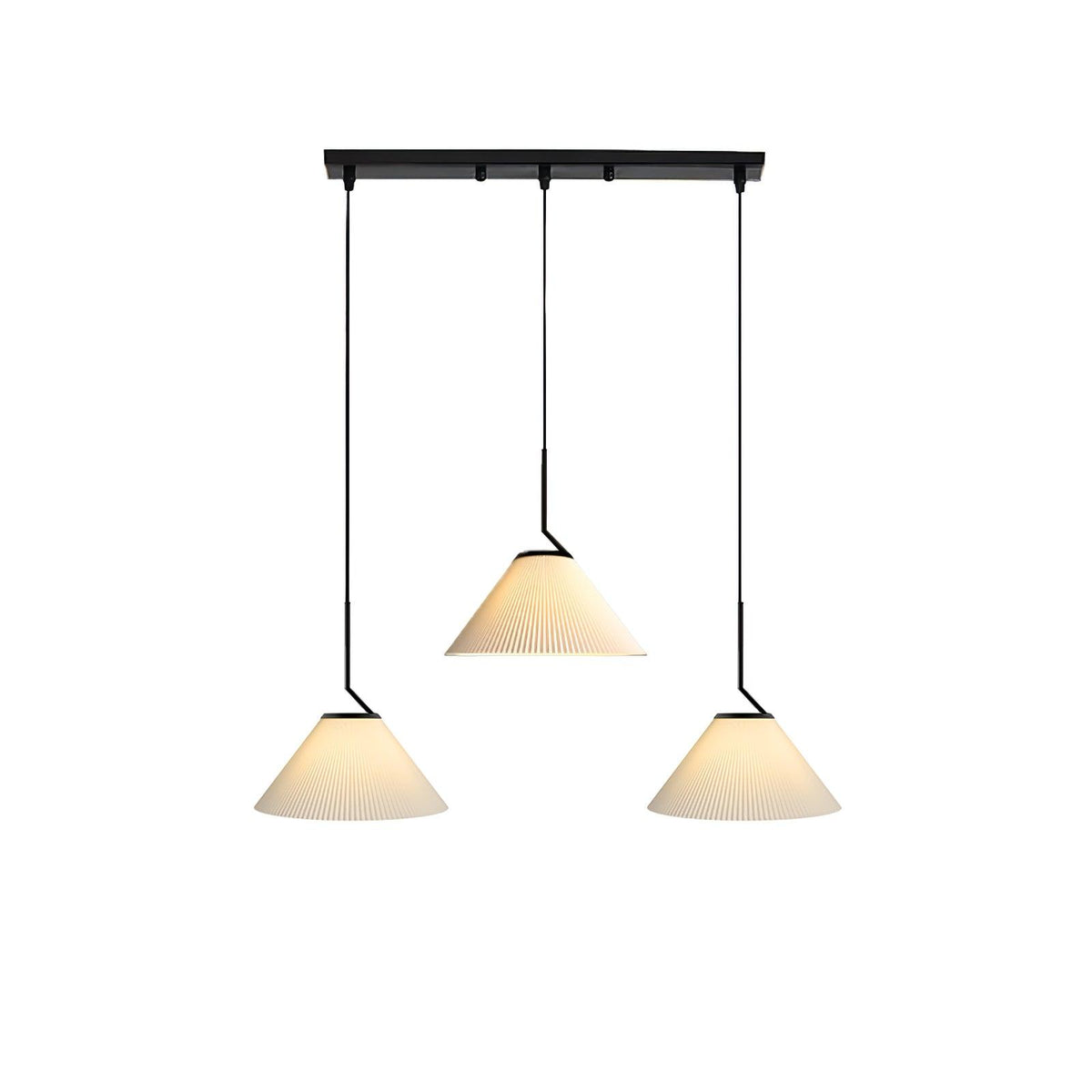 Pleated Skirt Pendant Light