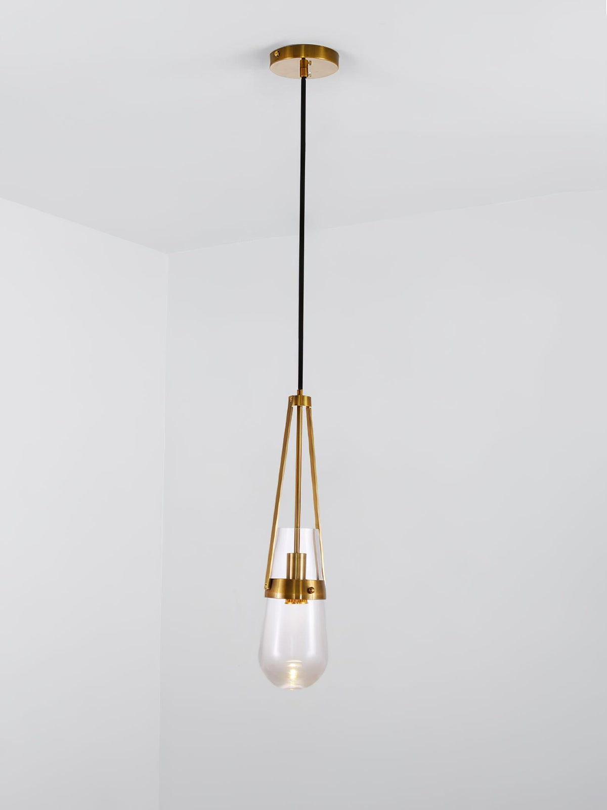 Poble Glass Pendant Light – Modern Designer Ceiling Lamp for Living Spaces