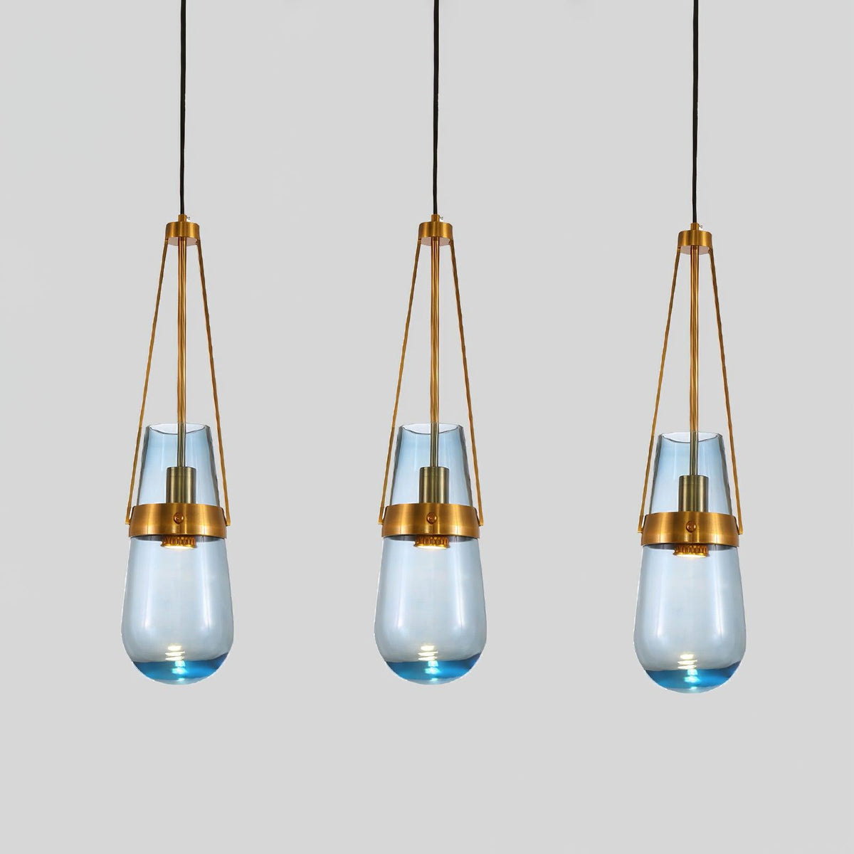 Poble Glass Pendant Light – Modern Designer Ceiling Lamp for Living Spaces
