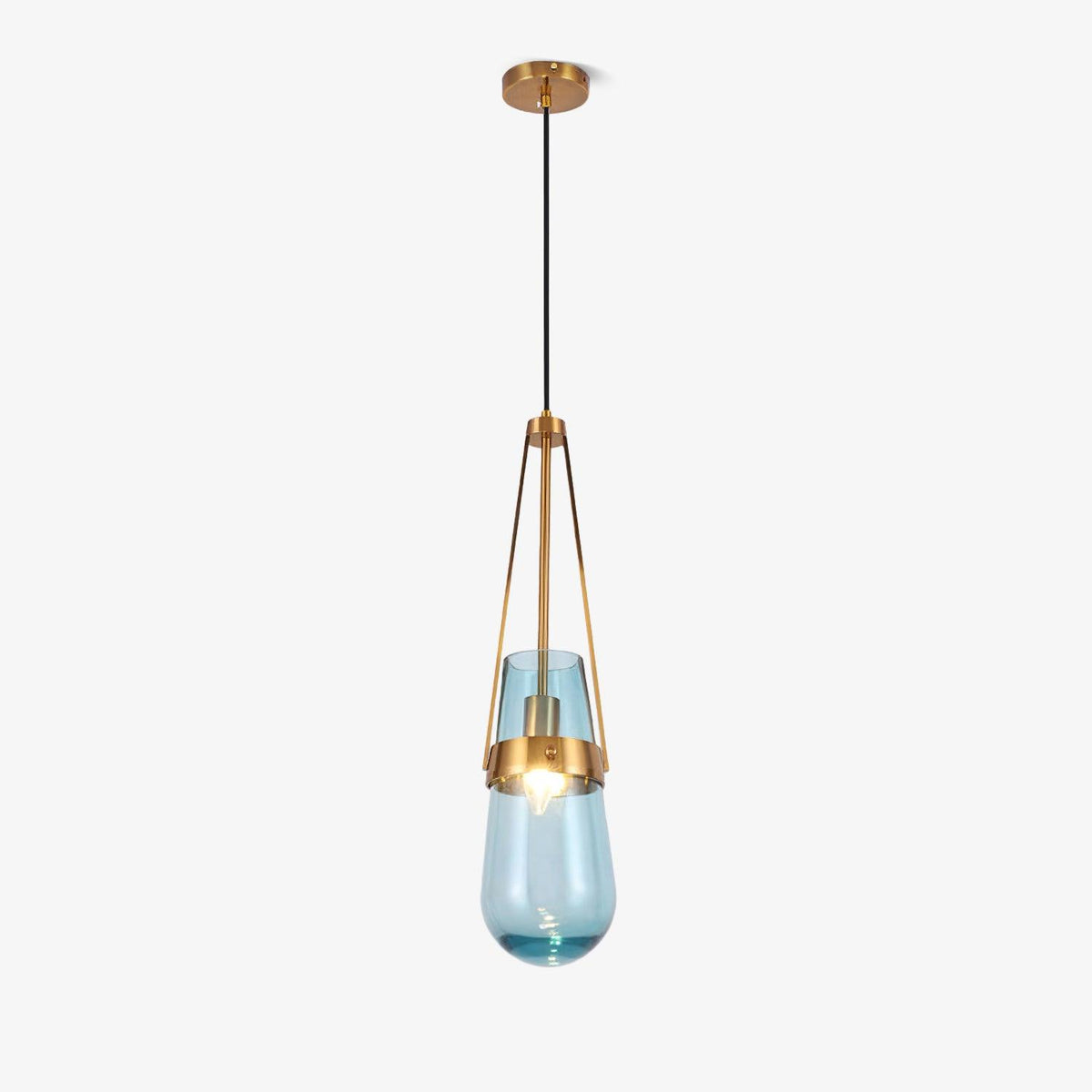 Poble Glass Pendant Light – Modern Designer Ceiling Lamp for Living Spaces