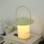 Pod Portable Alabaster Table Lamp with Rechargeable LED