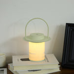 Pod Portable Alabaster Table Lamp with Rechargeable LED