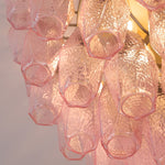 Poliedri Pink Ceiling Light