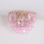 Poliedri Pink Ceiling Light