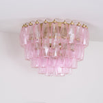 Poliedri Pink Ceiling Light