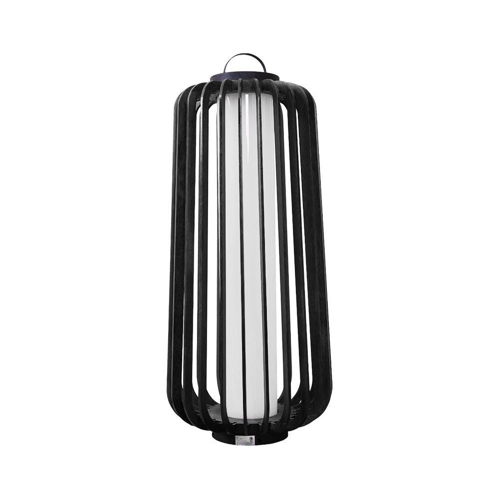 Vakker Portable LED Lantern in Teak and Metal for Outdoor Living