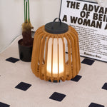 Vakker Portable LED Lantern in Teak and Metal for Outdoor Living
