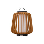 Vakker Portable LED Lantern in Teak and Metal for Outdoor Living