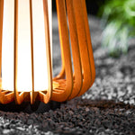 Vakker Portable LED Lantern in Teak and Metal for Outdoor Living