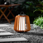 Vakker Portable LED Lantern in Teak and Metal for Outdoor Living