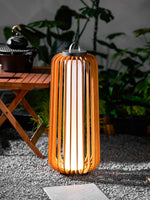 Vakker Portable LED Lantern in Teak and Metal for Outdoor Living