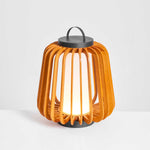 Vakker Portable LED Lantern in Teak and Metal for Outdoor Living