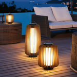 Vakker Portable LED Lantern in Teak and Metal for Outdoor Living