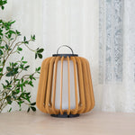 Vakker Portable LED Lantern in Teak and Metal for Outdoor Living