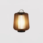 Vakker Portable LED Lantern in Teak and Metal for Outdoor Living