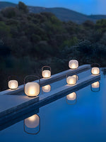Portable Lantern Outdoor Table Lamp With Solar Panel