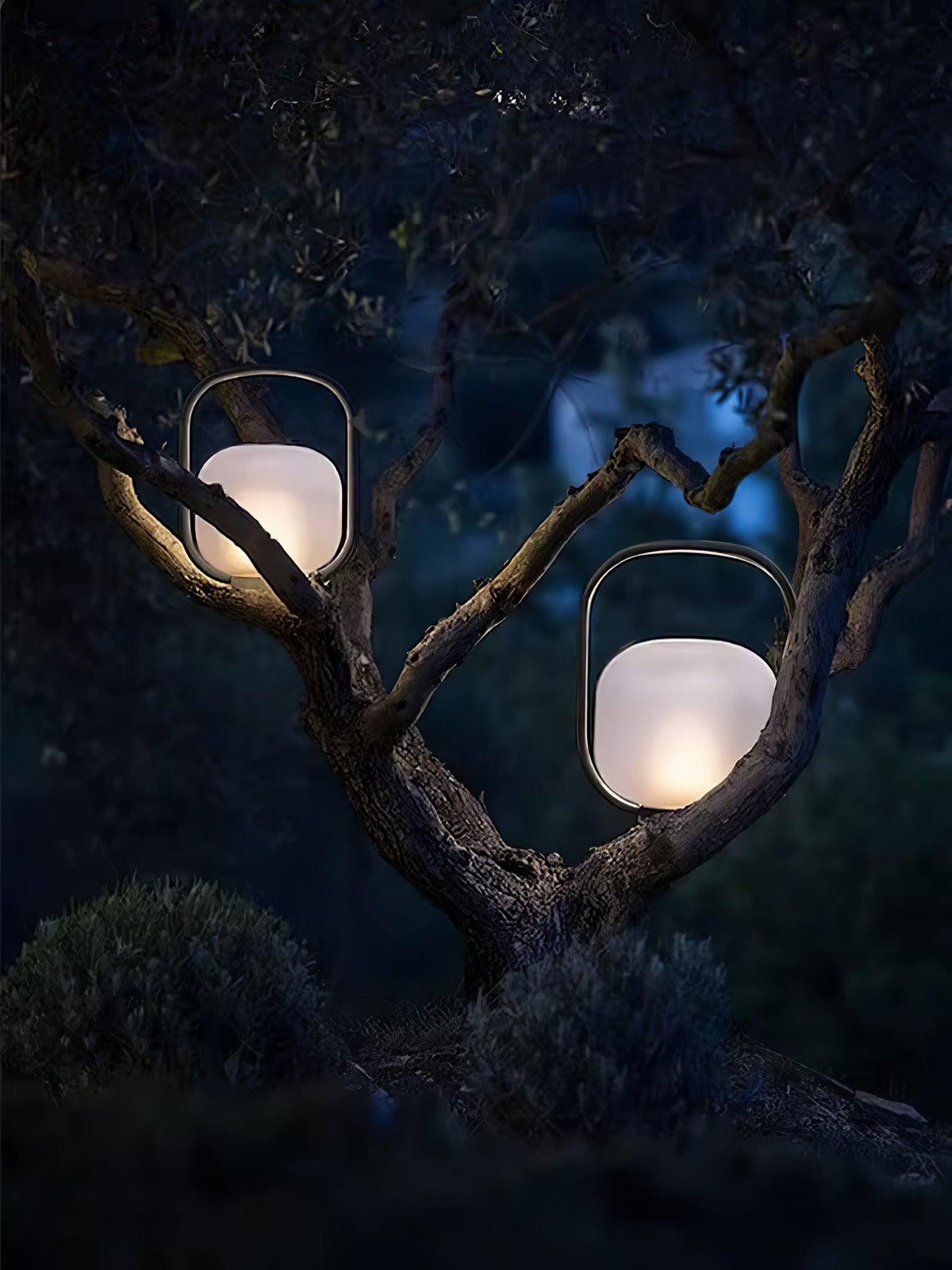 Portable Lantern Outdoor Table Lamp With Solar Panel