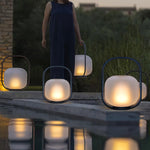 Portable Lantern Outdoor Table Lamp With Solar Panel