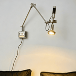 Precision Beam Plug-In Wall Sconce – Adjustable Modern Metal Lamp