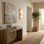 Prism Alabaster LED Wall Sconce – Modern Sculptural Lighting for Bedroom, Hallway & Living Room