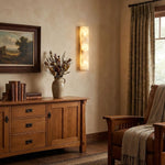 Prism Alabaster LED Wall Sconce – Modern Sculptural Lighting for Bedroom, Hallway & Living Room