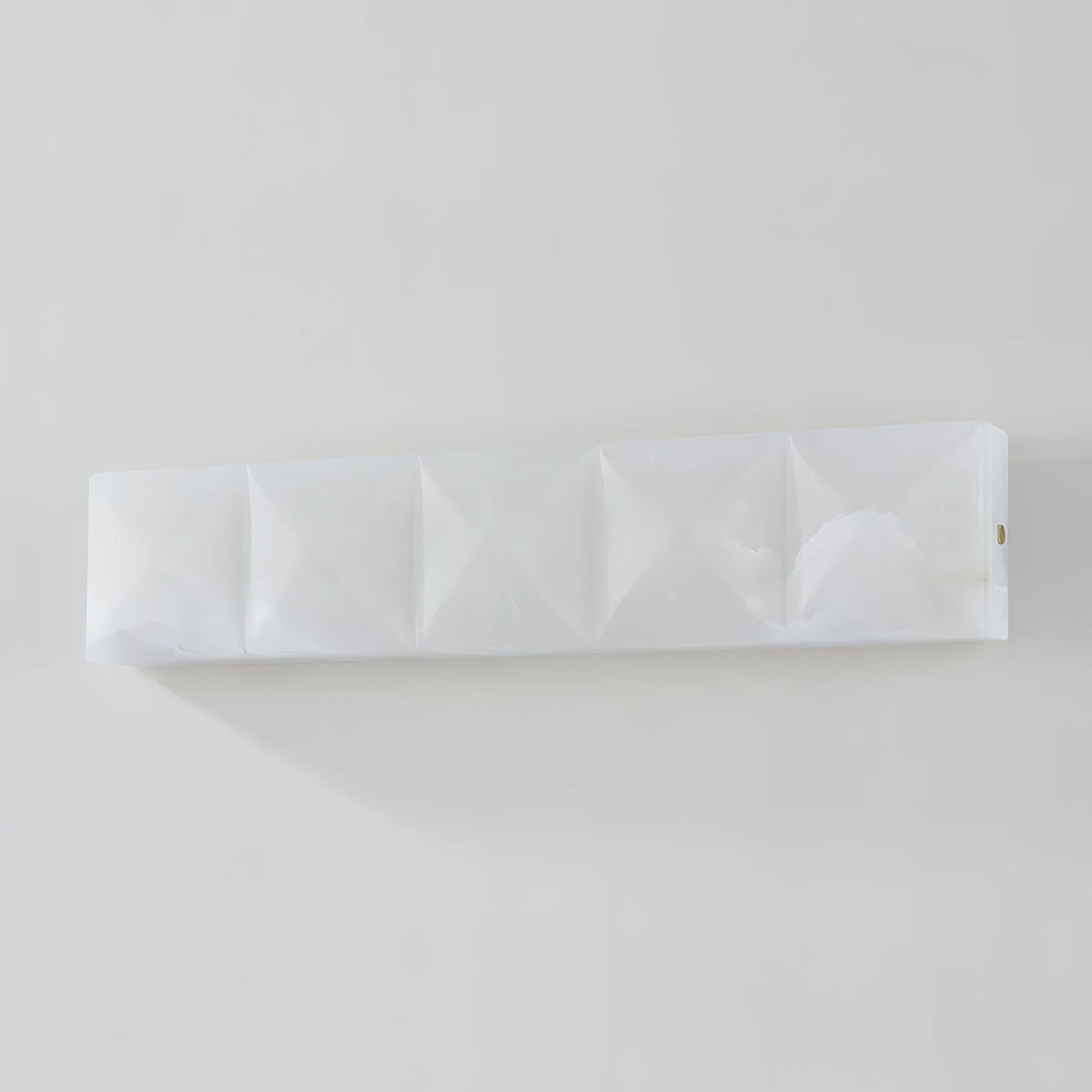 Prism Alabaster LED Wall Sconce – Modern Sculptural Lighting for Bedroom, Hallway & Living Room