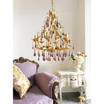 purple-glass-birdcage-chandelier