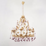 purple-glass-birdcage-chandelier