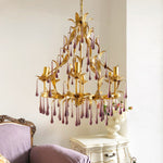 purple-glass-birdcage-chandelier