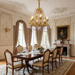 purple-glass-birdcage-chandelier