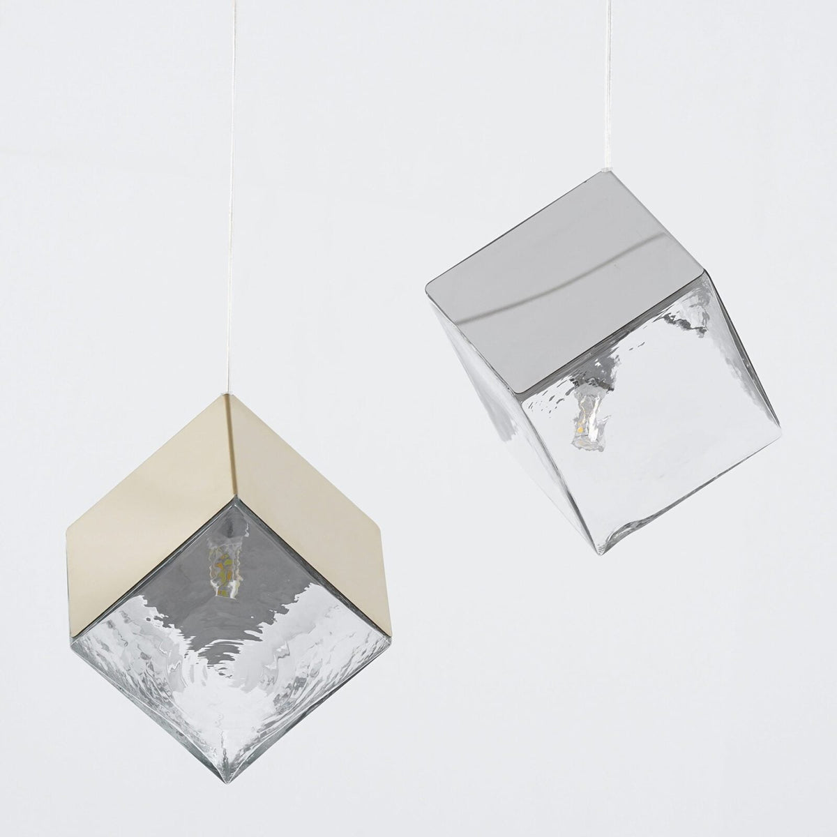 Pyrite chandelier